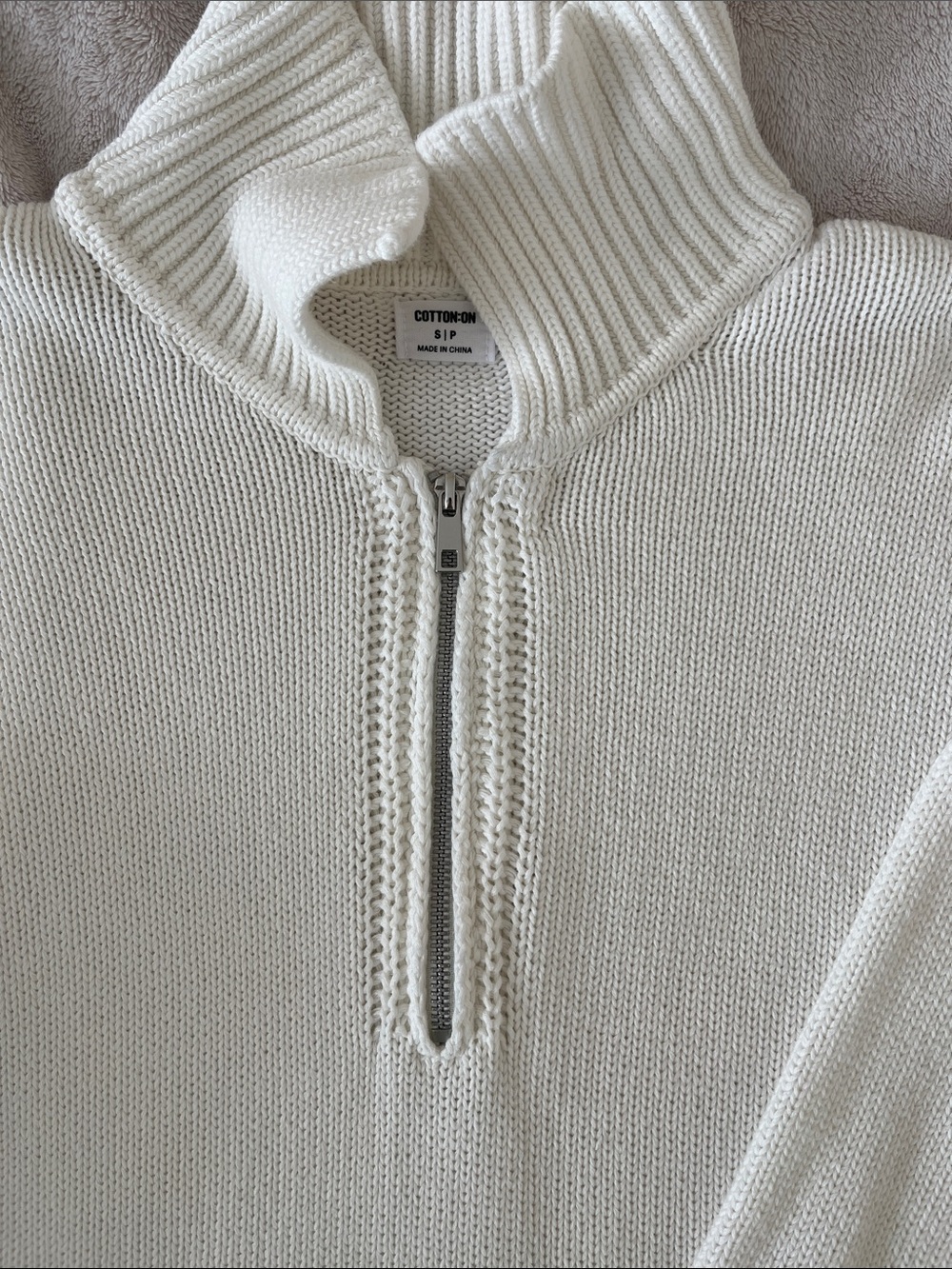 Cotton On Half Zip Sweater - Picture 2 of 4